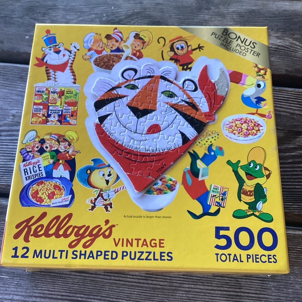 Kellogg's Vintage Puzzle Set - 500 Pieces - 12 puzzles